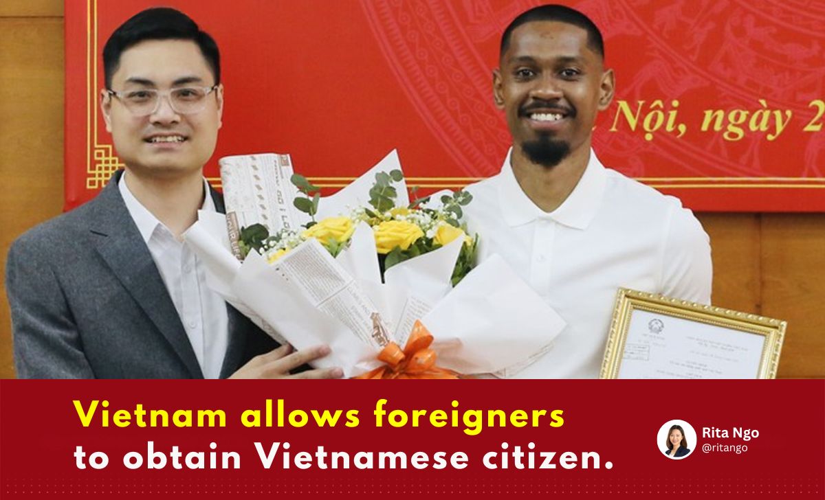 No more need for a Visa or TRC because you can now become a Vietnamese Citizen 🇻🇳